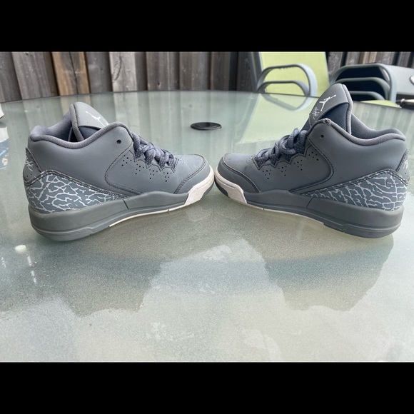 Jordan Flight Origin 2 BP Size 11C  Cool Grey/White-Wolf Grey 705161-003 - Picture 7 of 9